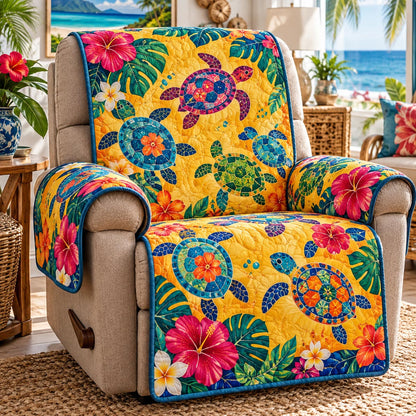 Sunny Tropical Turtles Quilted Sofa Cover NCU0DV10451
