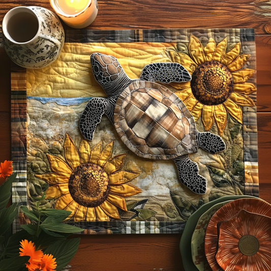 Sunny Turtle Quilted Place Mat NCU0DV3558