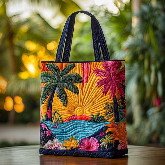 Sunny Whispers Quilted Tote Bag NCU0DV7170