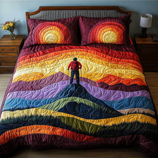 Sunrise Adventure Quilted Bedding Set NCU0DK6483