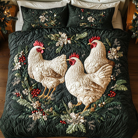 Sunrise Anthem 3-Piece Quilted Bedding Set NCU0PT2710