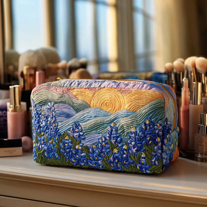 Sunrise Bloom Quilted Makeup Bag NCU0NT10305