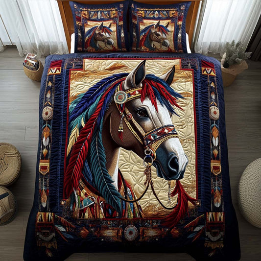 Sunrise Chant 3-Piece Quilted Bedding Set NCU0NT7647