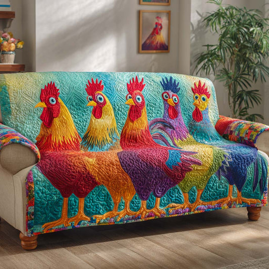 Sunrise Charm Quilted Sofa Cover NCU0XD1326