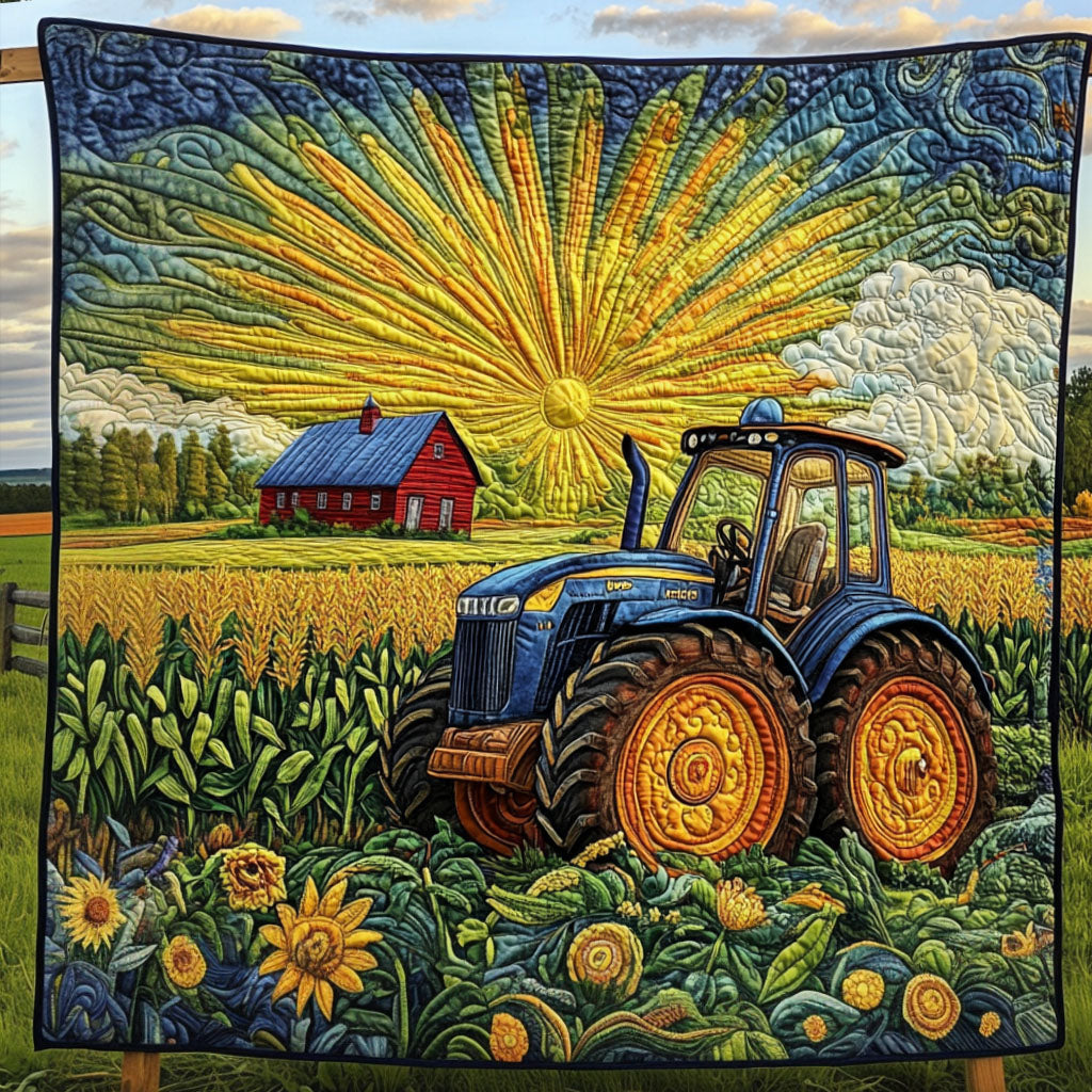 Sunrise Fields Quilted Blanket NCU0NT6253