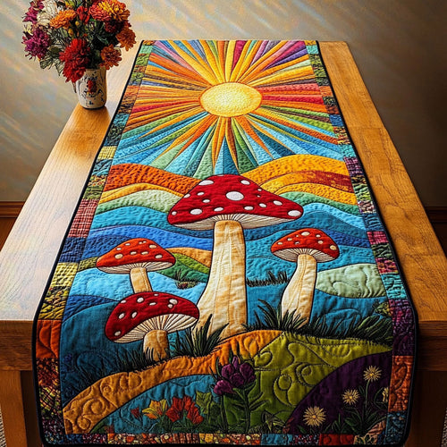 Sunrise Forest Quilted Table Runner NCU0NT3715