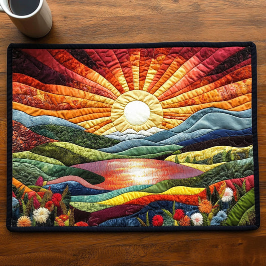Sunrise Glow Quilted Placemat NCU0NT3442