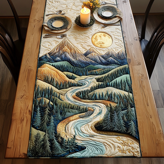 Sunrise Path Quilted Table Runner NCU0VH2650