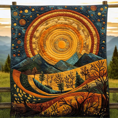 Sunrise Splendor Quilted Blanket NCU0XD105