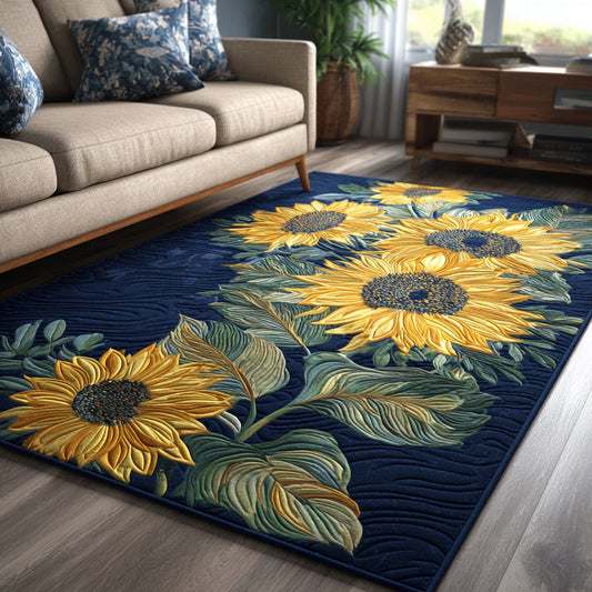 Sunrise Sunflower Area Rug NCU0HH522