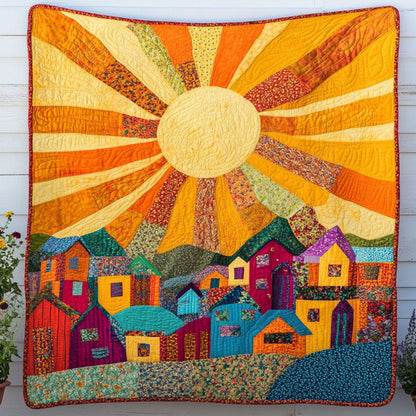 Sunrise Village Quilted Blanket NCU0NT7132