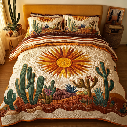 Sunscape Bliss 3-Piece Quilted Bedding Set NCU0VH3028