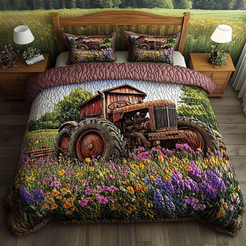Sunset Acres 3-Piece Quilted Bedding Set NCU0NT6146