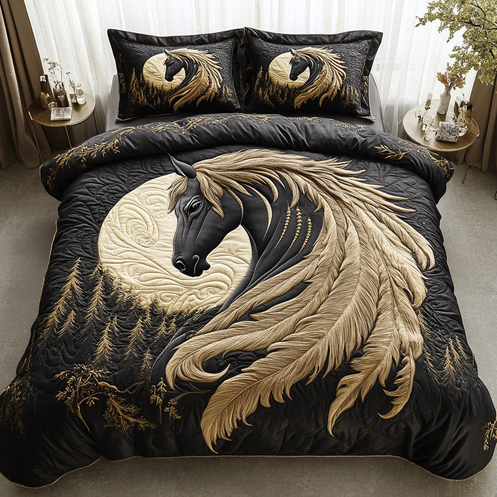 Sunset Canter 3-Piece Quilted Bedding Set NCU0DV7338