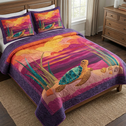 Sunset Coast 3-Piece Quilted Bedding Set NCU0NT12708