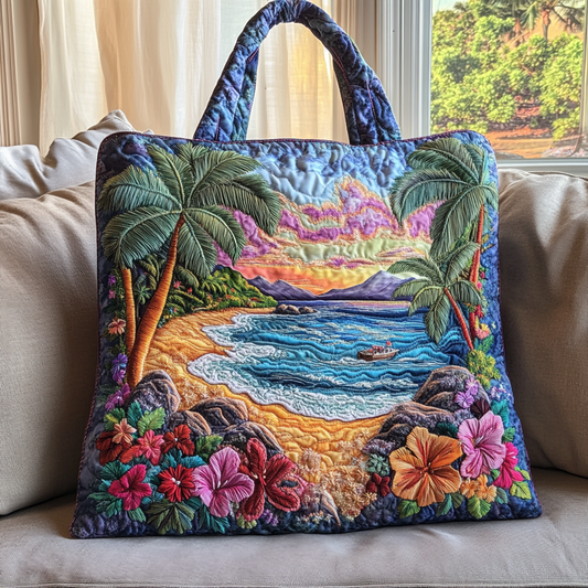 Sunset Cove Quilted Tote Bag NCU0VL2653