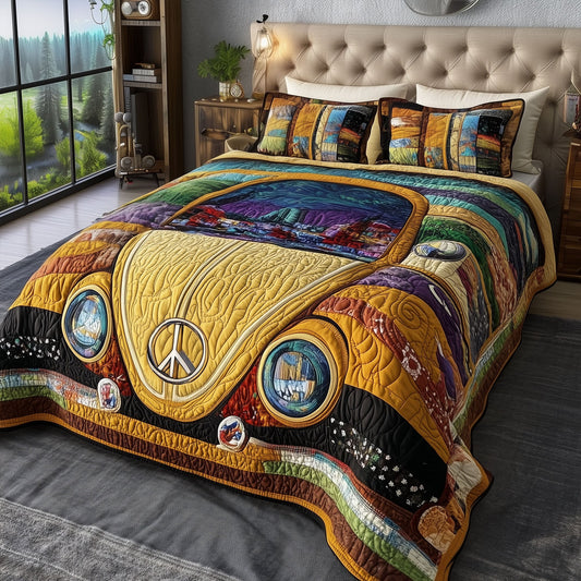 Sunset Drive 3-Piece Quilted Bedding Set NCU0PT5320