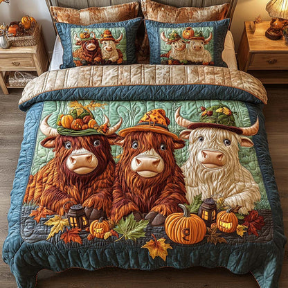 Sunset Graze 3-Piece Quilted Bedding Set NCU0NT9265