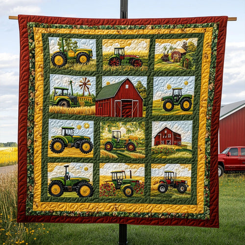 Sunset Harvest Quilted Blanket NCU0PT5669
