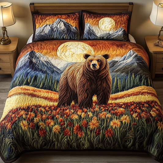 Sunset Haven 3-Piece Quilted Bedding Set NCU0VH2690