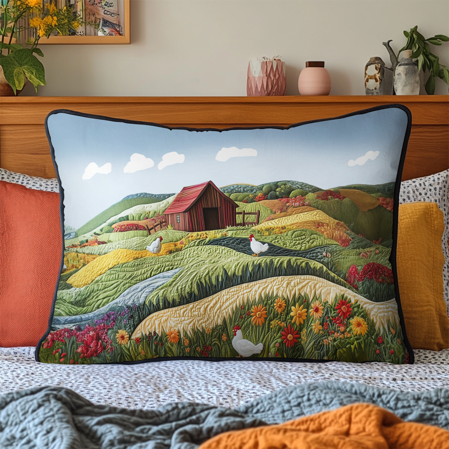 Sunset Homestead Quilted Bedding Pillow Case NCU0DK6000