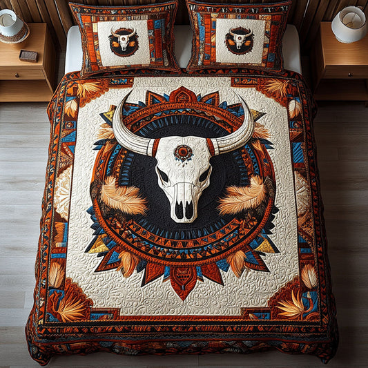 Sunset Mesa 3-Piece Quilted Bedding Set NCU0PT2561