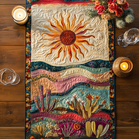 Sunset Mesa Quilted Table Runner NCU0VH3076