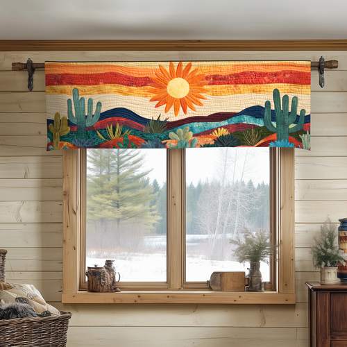 Sunset Mirage Quilted Valance NCU0VH3173