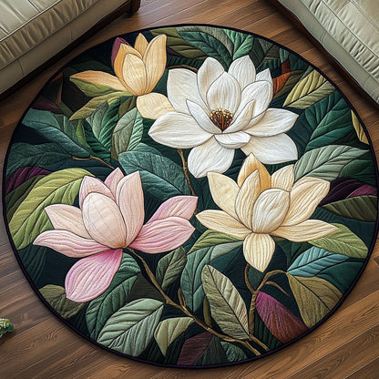Sunset Petals Quilted Round Mat NCU0NT4218
