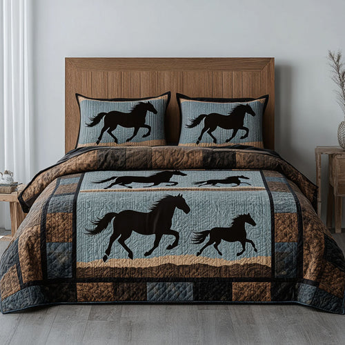 Sunset Range 3-Piece Quilted Bedding Set NCU0PT2547