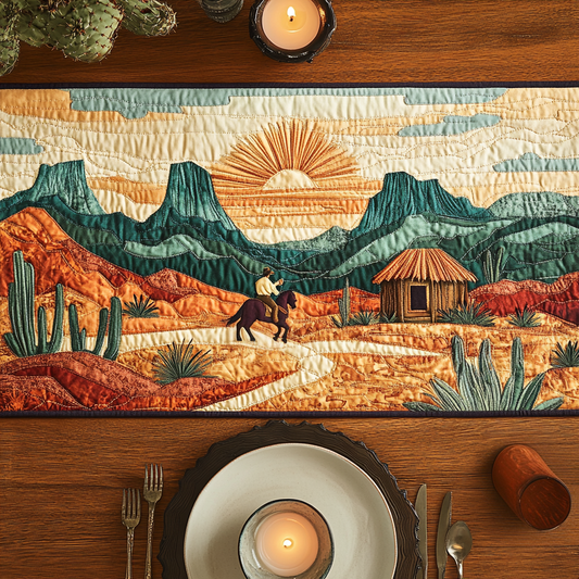 Sunset Range Quilted Table Runner NCU0VH5421