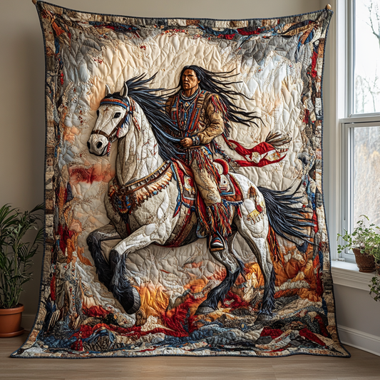 Sunset Rider Quilted Blanket NCU0DV3907