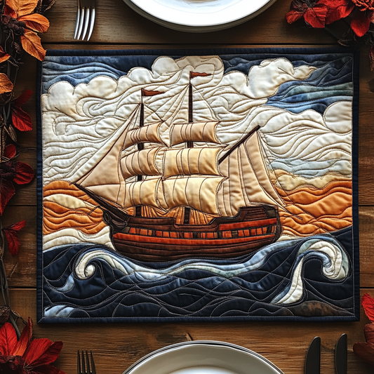 Sunset Sails Quilted Place Mat NCU0DV3034