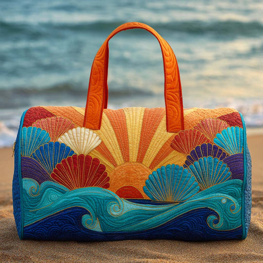 Sunset Seashells Quilted Duffle Bag NCU0NT9680