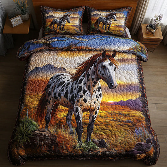 Sunset Sentinel 3-Piece Quilted Bedding Set NCU0NT5934