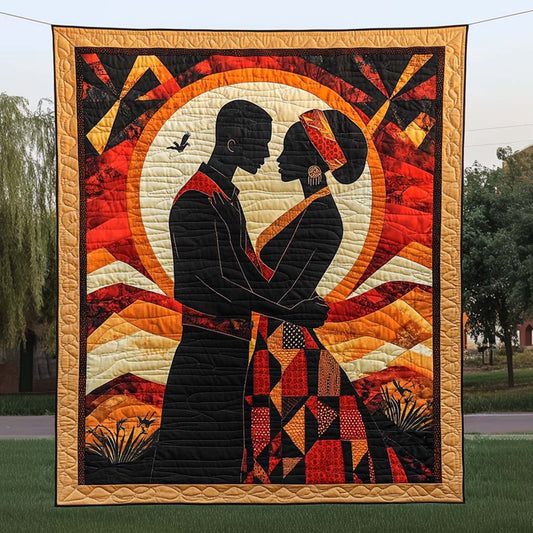 Sunset Serenade Quilted Blanket NCU0XD236