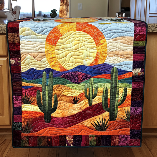 Sunset Serenity Quilted Table Runner NCU0VL1566