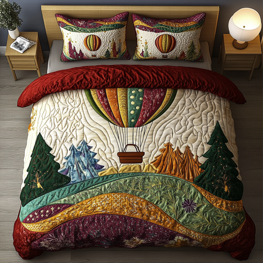 Sunset Soar 3-Piece Quilted Bedding Set NCU0DK4528