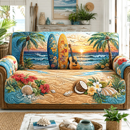 Sunset Surf Quilted Sofa Cover NCU0TV1977