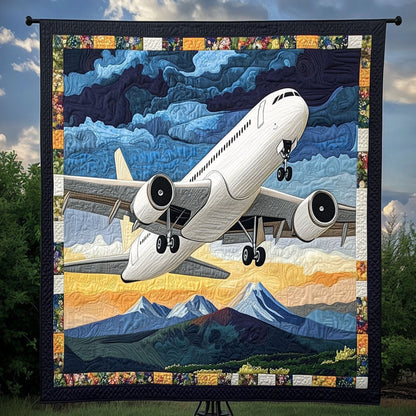 Sunset Takeoff Quilted Blanket NCU0NT3671