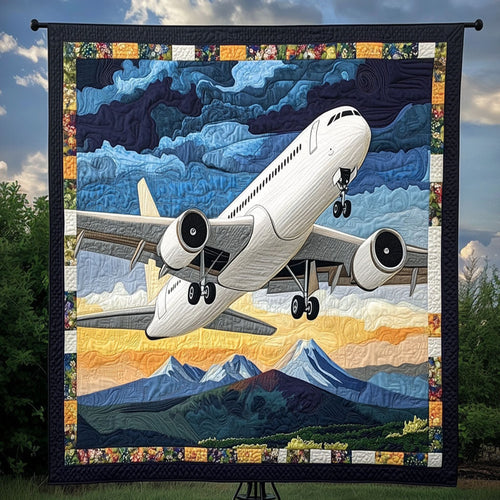 Sunset Takeoff Quilted Blanket NCU0NT3671