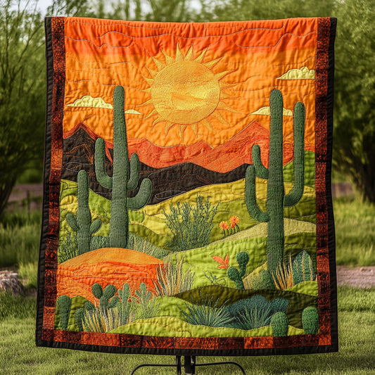 Sunset Trail Quilted Blanket NCU0NT4184