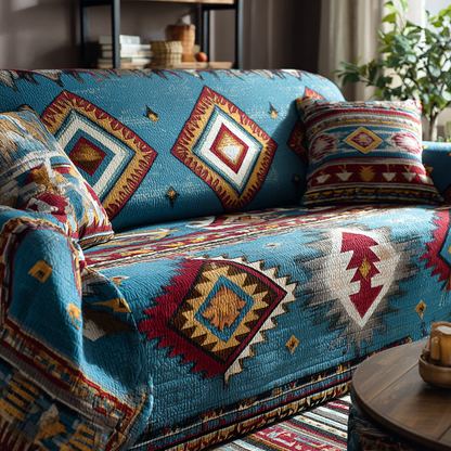 Sunset Trail Quilted Sofa Cover NCU0DK10835