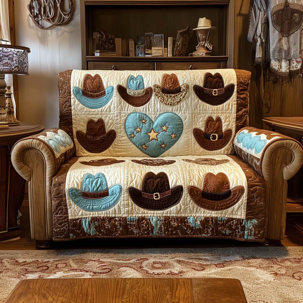 Sunset Trail Quilted Sofa Cover NCU0NT10813