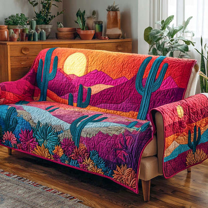 Sunset Trail Quilted Sofa Cover NCU0XD1485