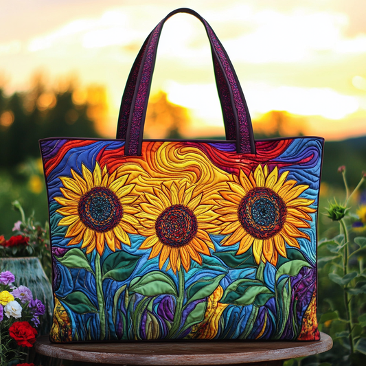 Sunset Trio Quilted Tote Bag NCU0VL2720