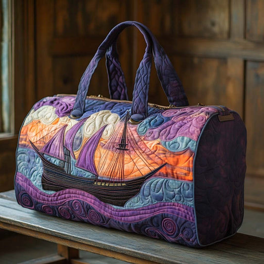 Sunset Voyage Quilted Duffle Bag NCU0XD465