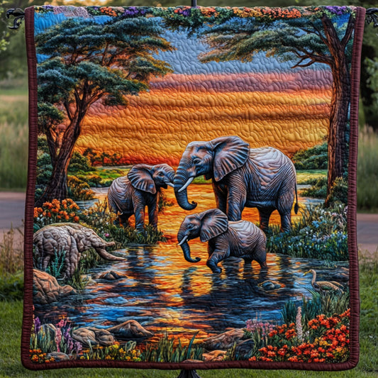 Sunset Walk Quilted Blanket NCU0NT6021