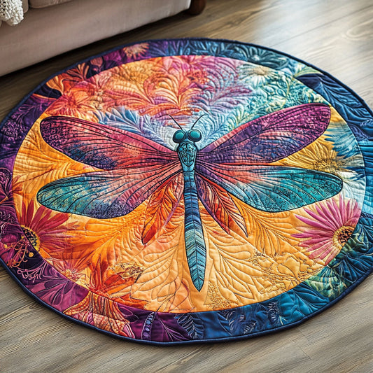 Sunset Wings Quilted Round Mat NCU0NT5054