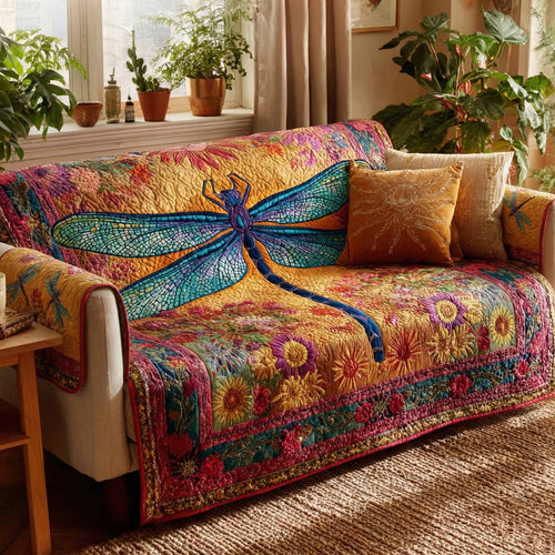 Sunset Wings Quilted Sofa Cover NCU0XD2350